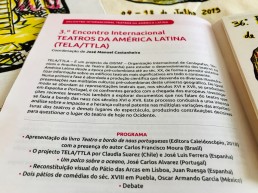 Programa presentación TTLA-TELA en Almada.