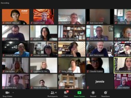 Reunión virtual SENA 2020.